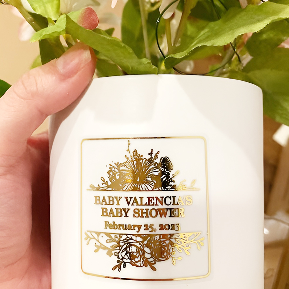 50 sheets Personalized Wedding - Personalised Candle Label avis et prix