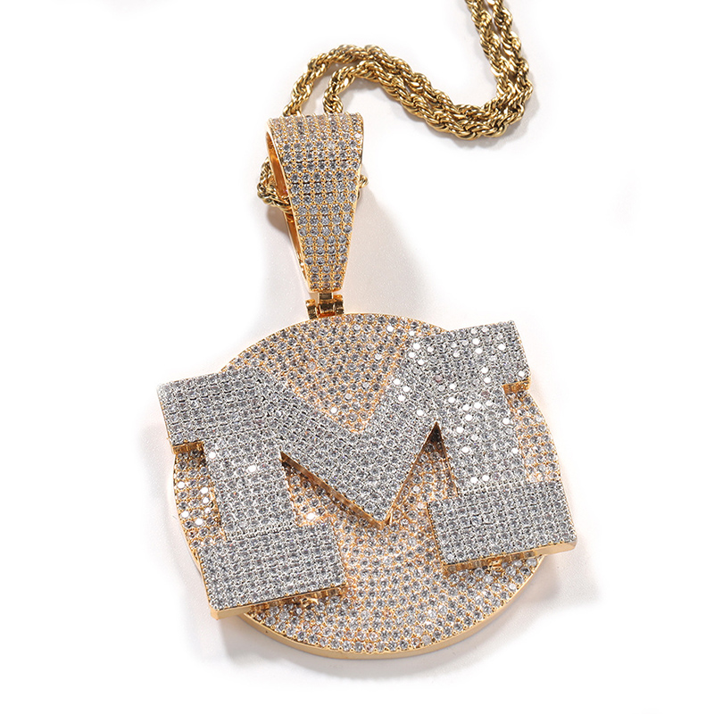 Custom Personality Big Letter  - Name Necklace Custom avis et prix