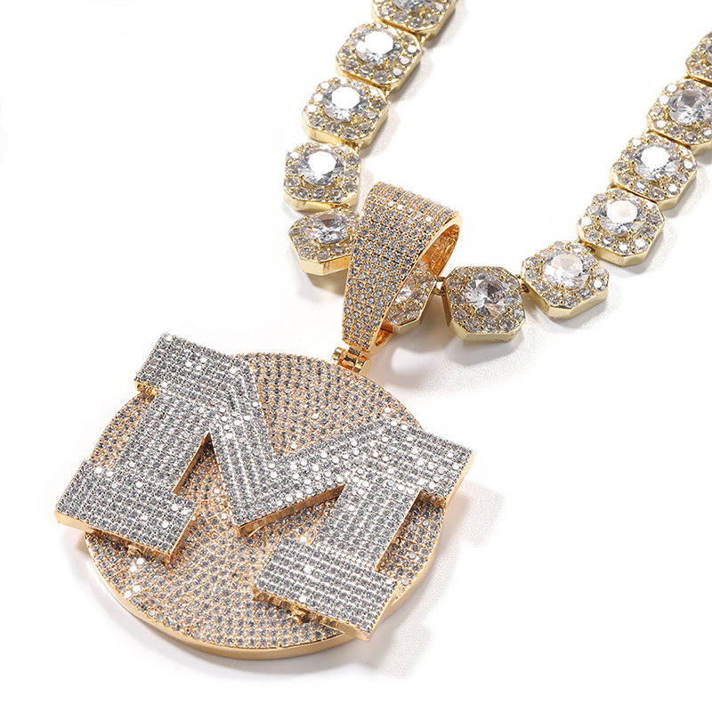 Custom Personality Big Letter  - Name Necklace Custom avis et prix