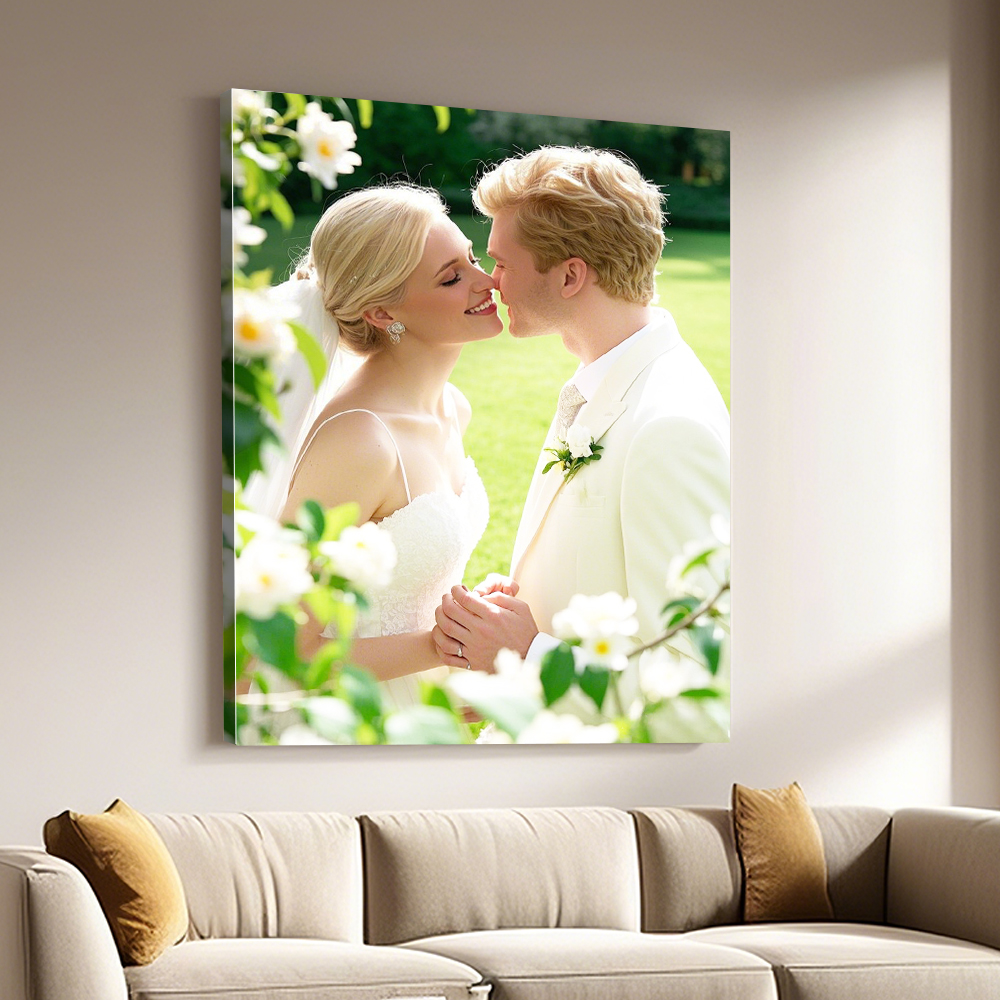 1 Pc Custom Photos with DIY Wo - Engraved Wood Frame avis et prix