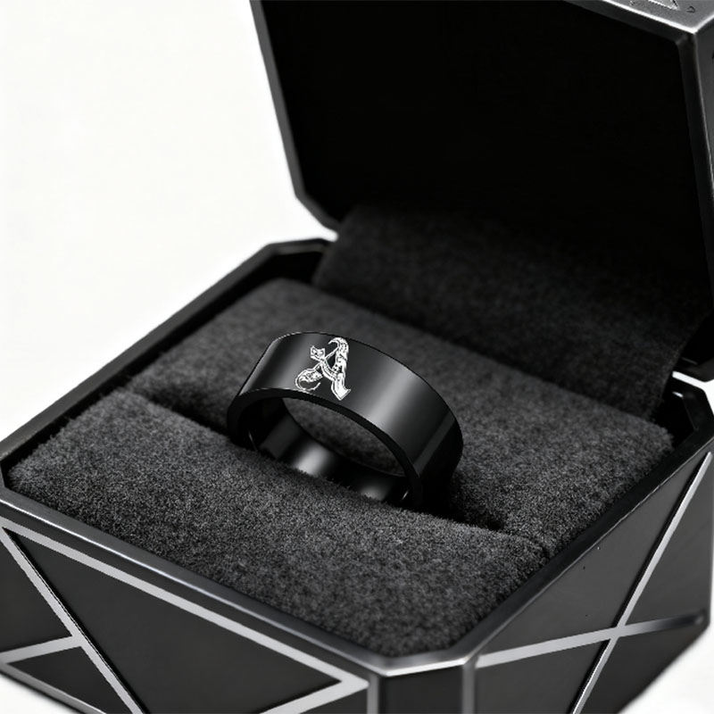 Letdiffery Customized Engraved - Initial Ring Custom avis et prix