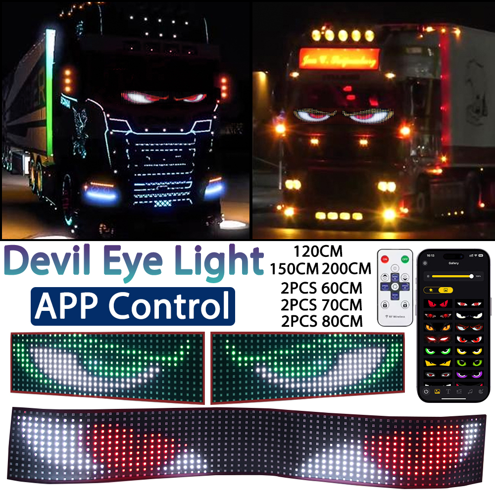 Truck Devil Eyes LED Light APP - Custom Map Poster avis et prix