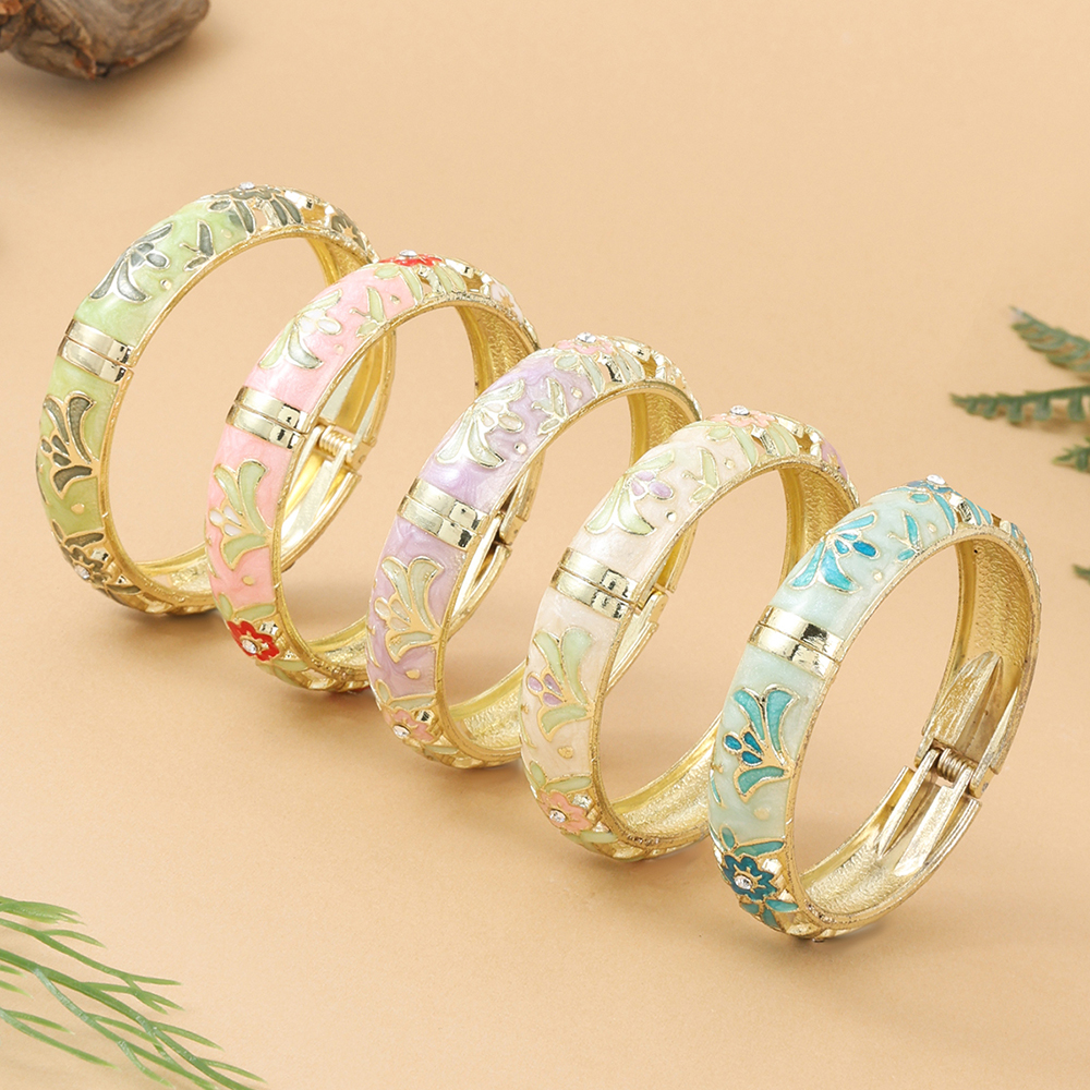 Jardme 1PCS Wide Hollow Enamel - Coordinates Bracelet avis et prix