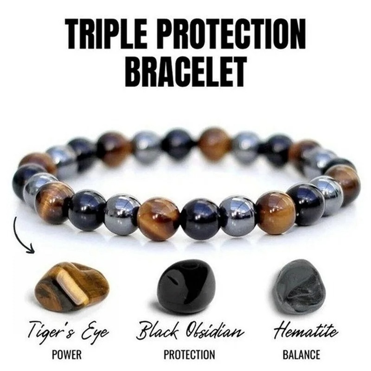 Man Bracelets Magnetic Hematit - Coordinates Bracelet avis et prix