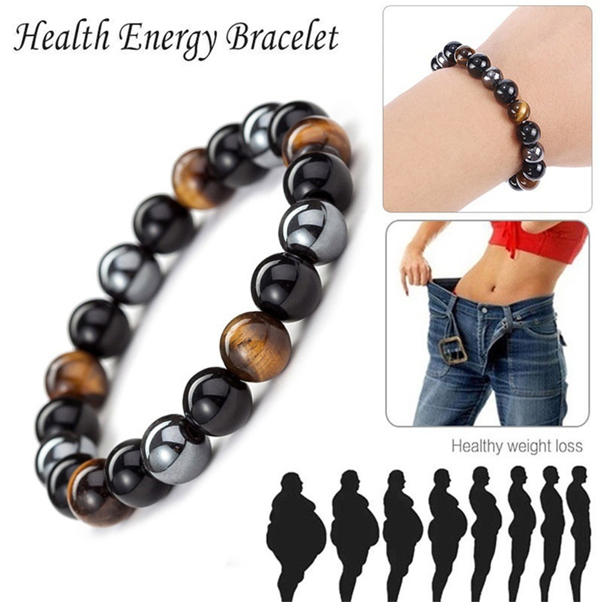 Man Bracelets Magnetic Hematit - Coordinates Bracelet avis et prix