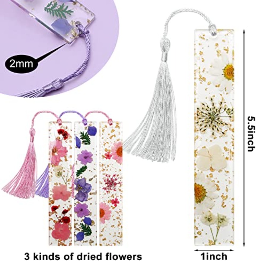 Bookmarks for Women, Book Mark - Dried Flower Bookmark avis et prix
