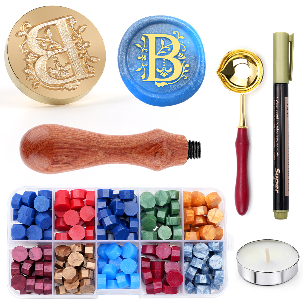 A-Z letter Wax Seal Stamp Kit  - Wax Seal Letter Kit avis et prix