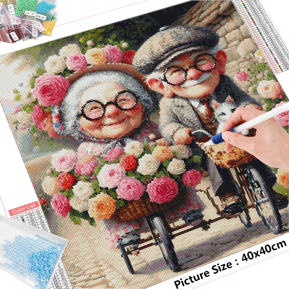 Frameless, Diamond Embroidery  - Photo Mosaic Print avis et prix