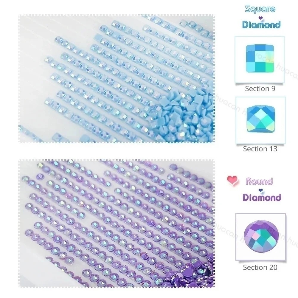 Frameless, Diamond Embroidery  - Photo Mosaic Print avis et prix