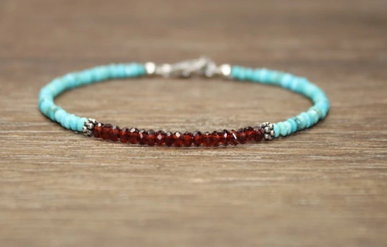 Garnet & Sleeping Beauty Turqu - Coordinates Bracelet avis et prix