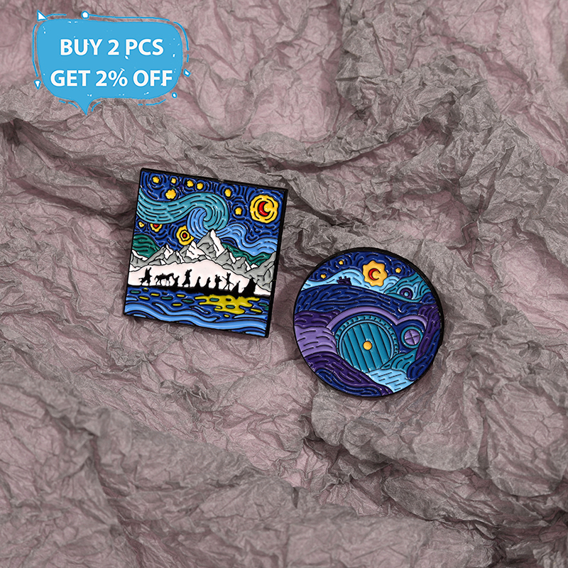 Night Sky Oil Painting Enamel  - Custom Night Sky avis et prix