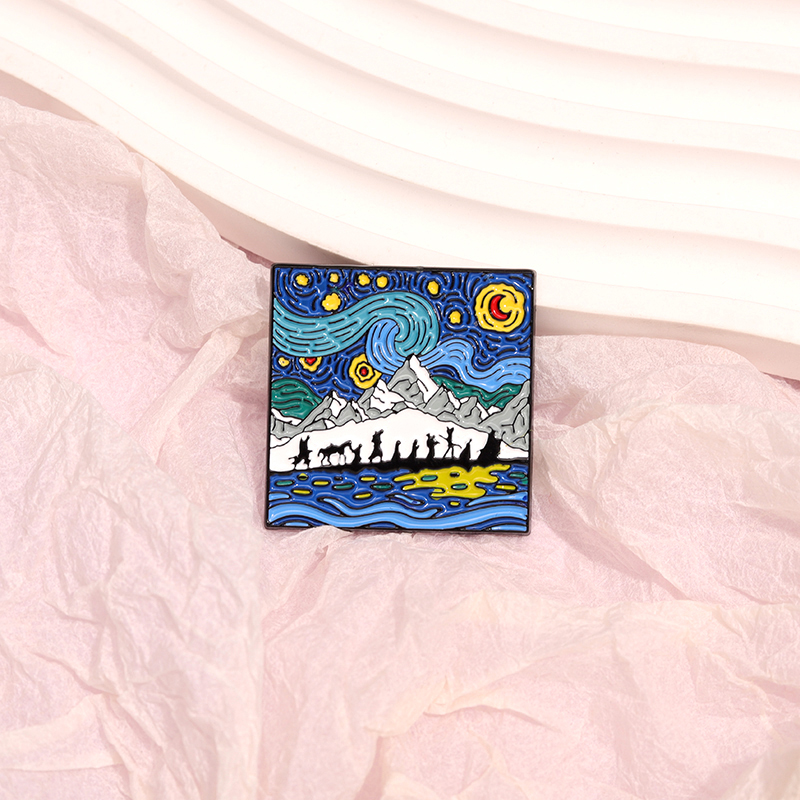 Night Sky Oil Painting Enamel  - Custom Night Sky avis et prix
