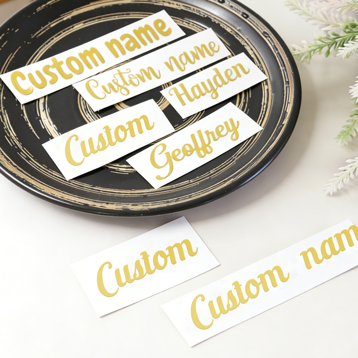 Custom name stickers, custom g - Personalised Candle Label avis et prix
