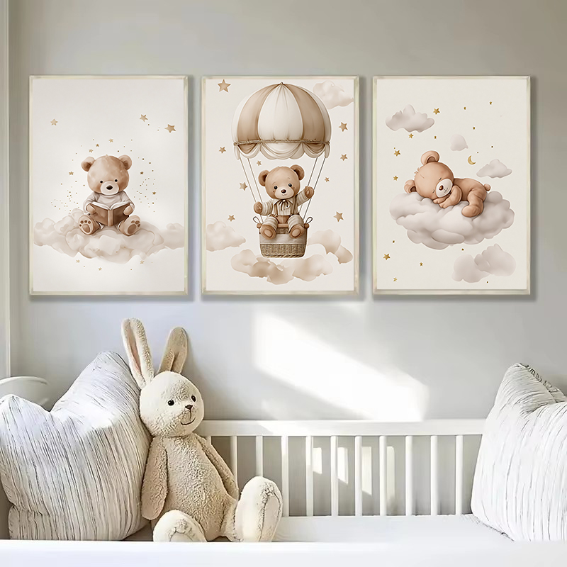 3pcs/set Bohemian Teddy Bear A - Personalized Name Box avis et prix
