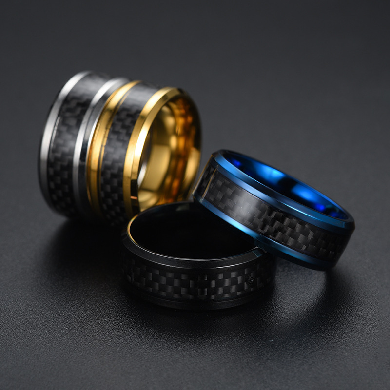 8MM Men's 316L Stainless Steel - Initial Ring Custom avis et prix