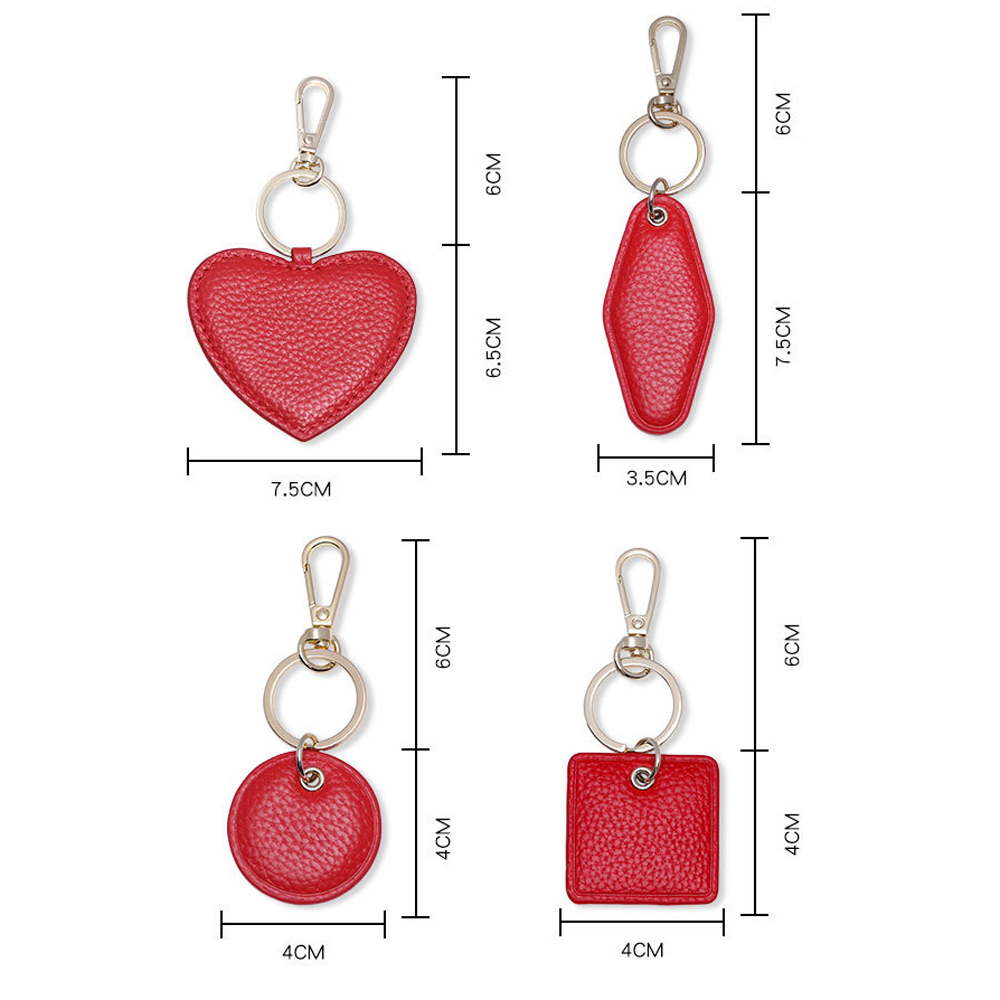 Custom Letters Leather Keychai - Monogram Keychain Leather avis et prix