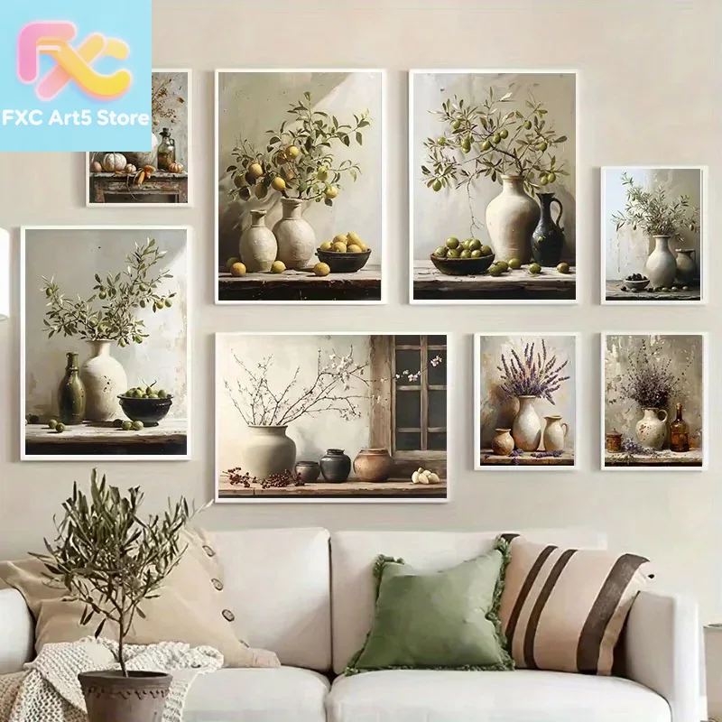 1pc frameless 1pc  Retro Still - Family Tree Print avis et prix