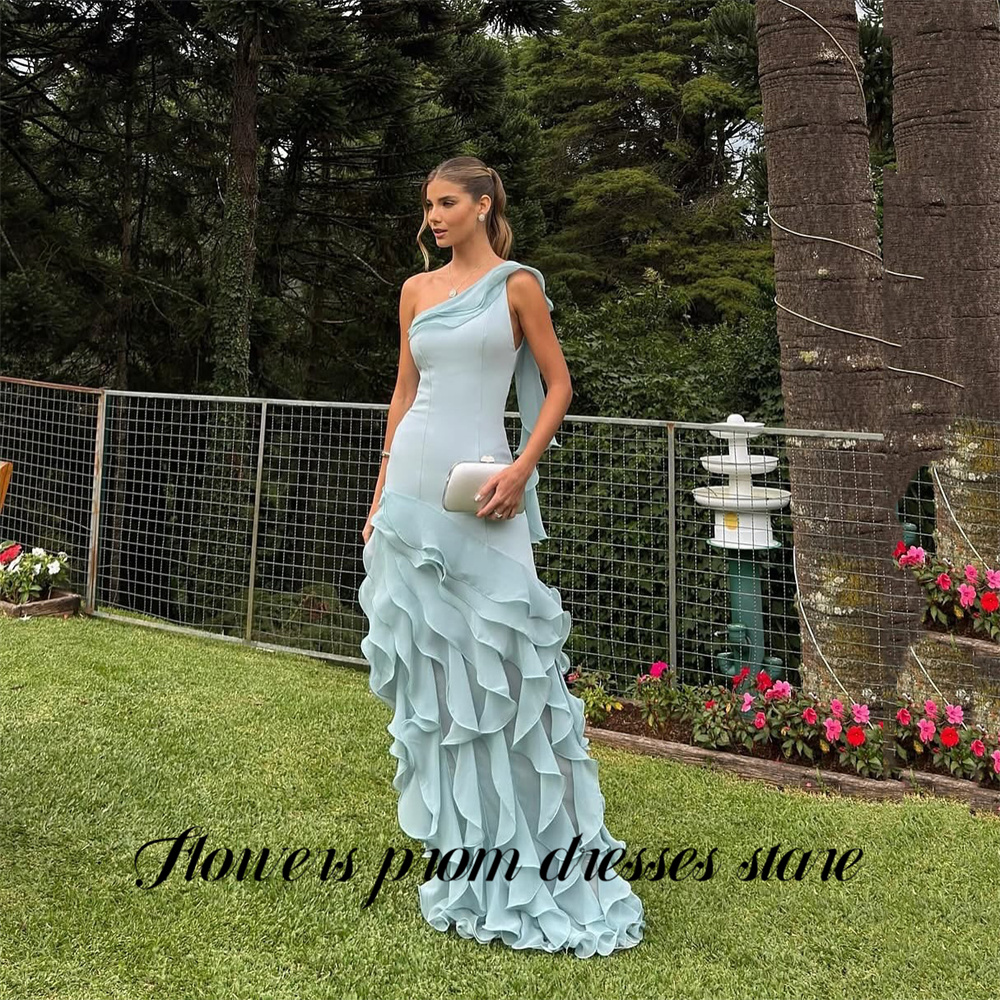 Flowers Sky Blue Party Dress L - Custom Night Sky avis et prix